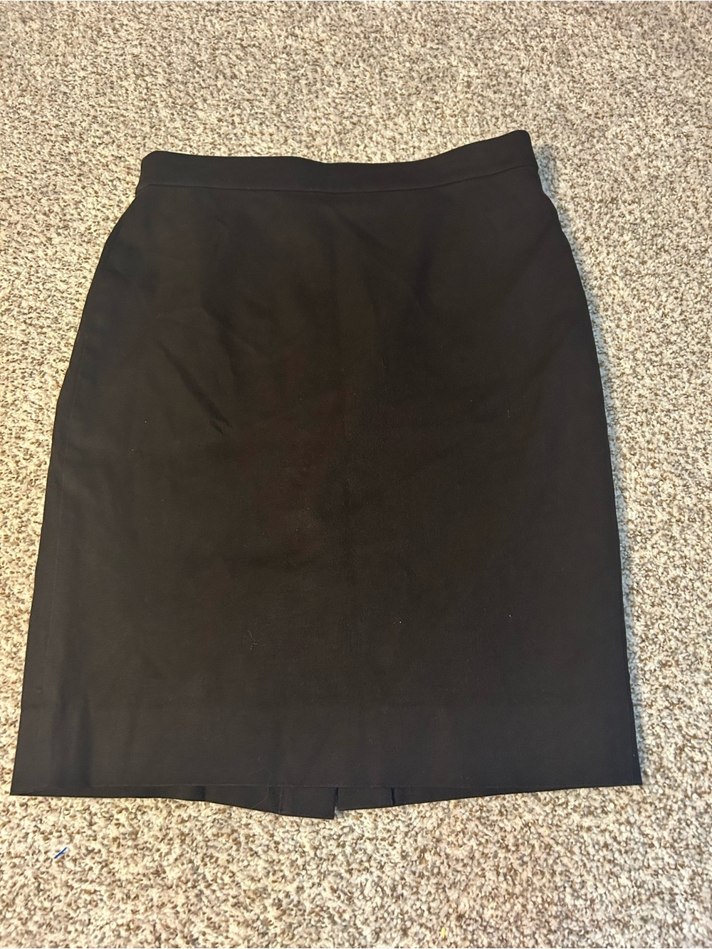 J. Crew Black Tailored Pencil Skirt